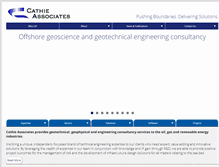 Tablet Screenshot of cathie-associates.com